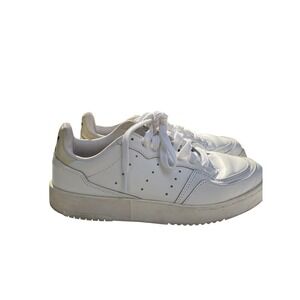 Adidas Originals Supercourt White Leather Low Top Sneakers EE6034